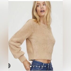 Aritzia Sunday Best Kitten Sweater Crewneck , size L
